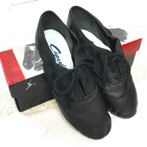 * CAPEZIO 358 Split Sole Black Jazz Adult Dance Shoe NWT